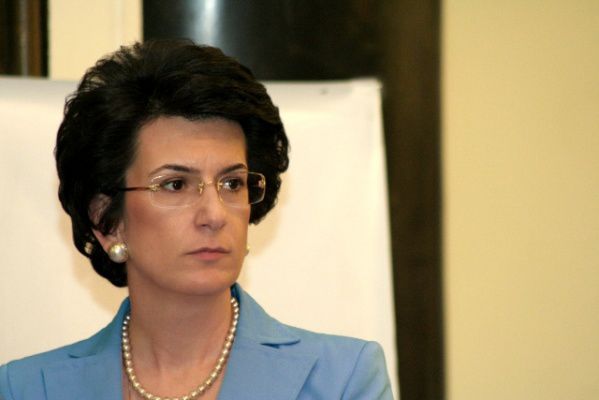 Лидер оппозиционной партии «Демократическое движение» Нино Бурджанадзе.