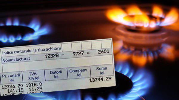 Жительнице Кишинева пришел рекордный счет за газ.