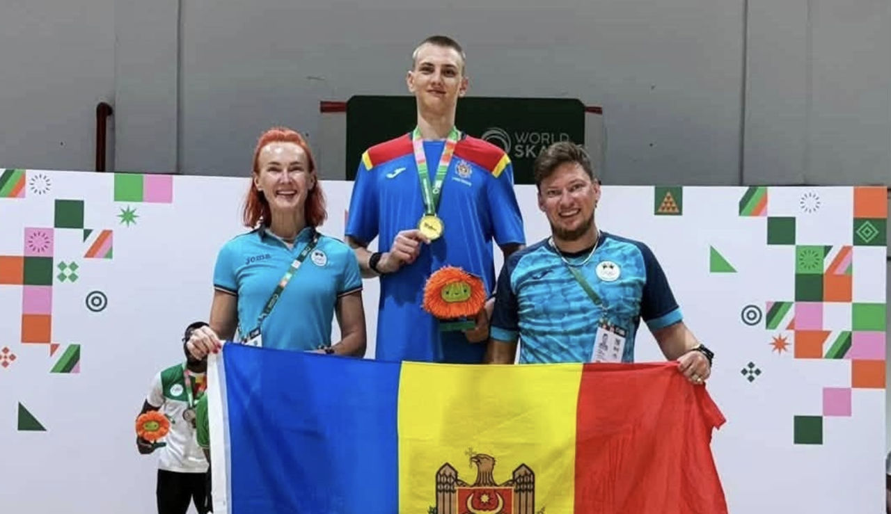 Молдавский спортсмен вновь завоевал золотую медаль на World Skate Games 2026.