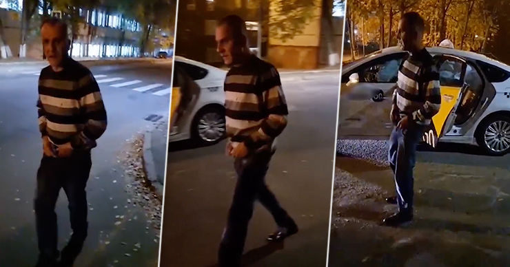 Еле стоял на ногах: на Чеканах поймали пьяного таксиста. Коллаж: Point.md.