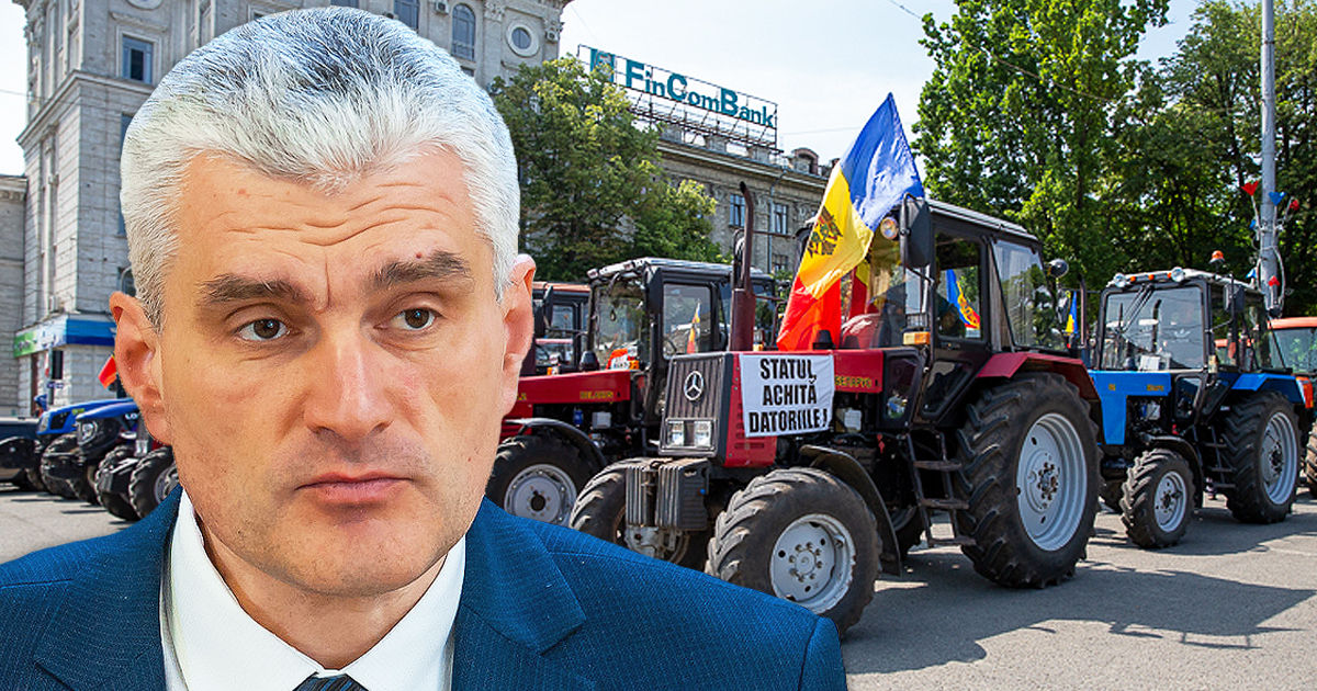 Александру Слусарь призывает власти Молдовы помочь фермерам. Коллаж Point.md.