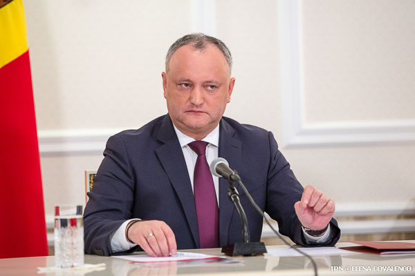 Planurile președintelui Igor Dodon pentru 2018