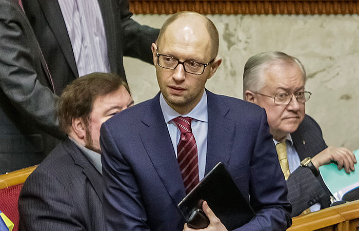 Премьер-министр Украины Арсений Яценюк.