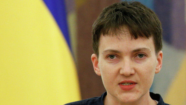 Депутат Верховной Рады Украины Надежда Савченко.