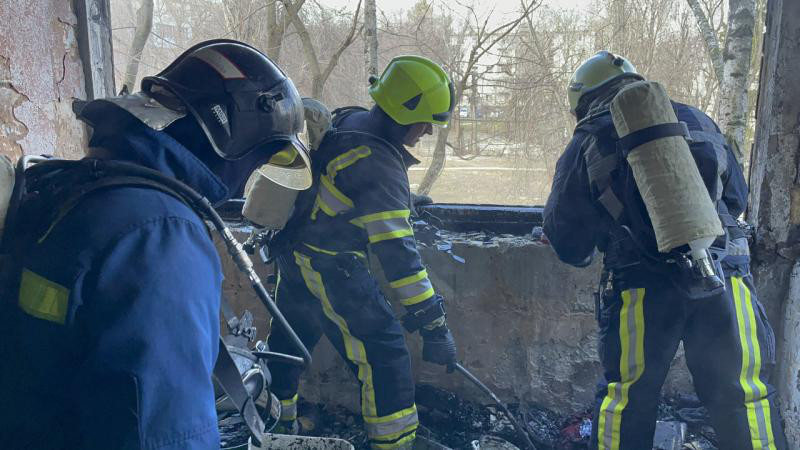 В многоквартирном доме в Кишиневе произошел пожар.