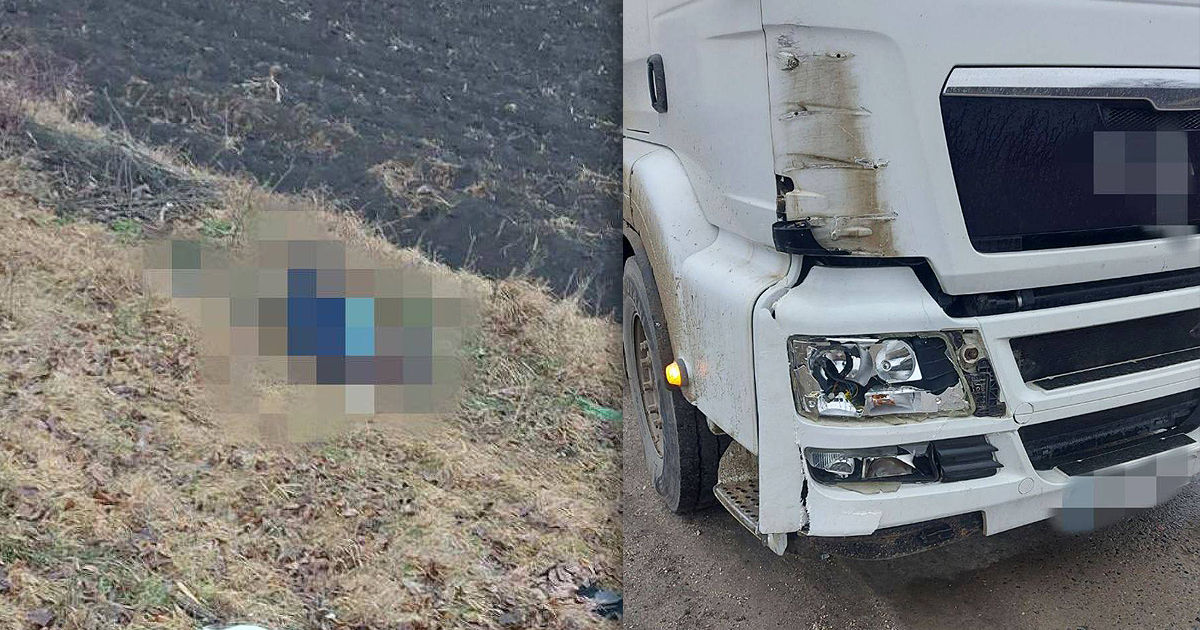 В Фалештском районе мужчина погиб под колесами грузовика. Коллаж Point.md.