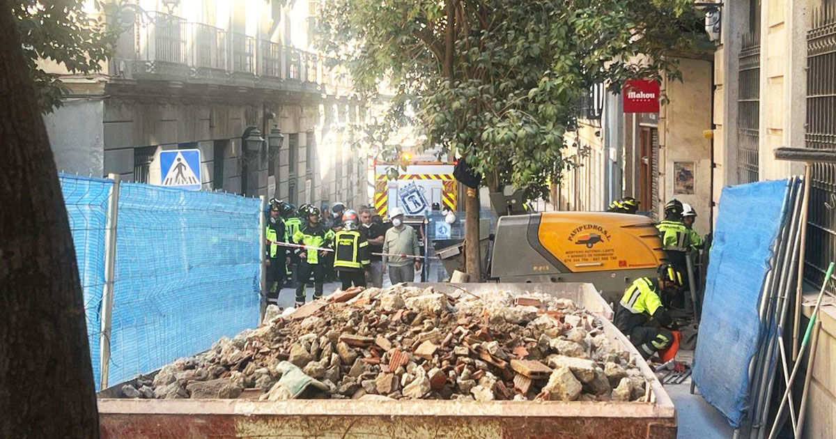 O clădire din centrul Madridului s-a prăbușit: Mai multe persoane au fost rănite.