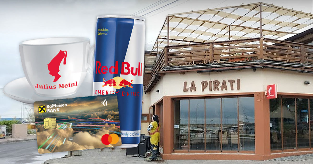  Ресторан в Румынии не принимает карты австрийского банка и не продает Red Bull. Коллаж: Point.md