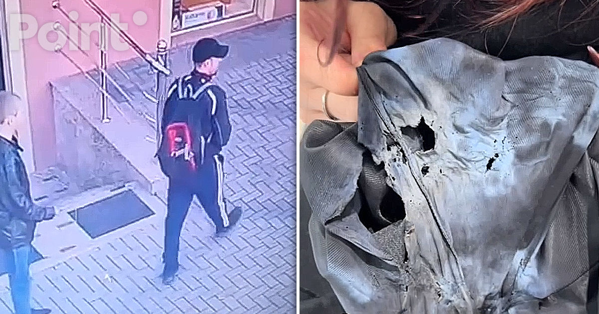O petardă, aruncată asupra unei femei în apropierea unui centru comercial din Chișinău.