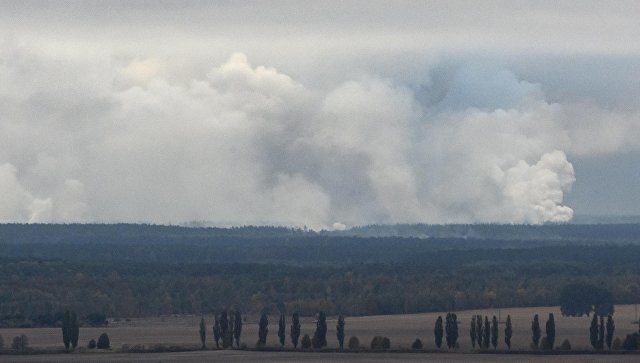 На Украине допустили, что взрыв на арсенале под Черниговом был терактом.