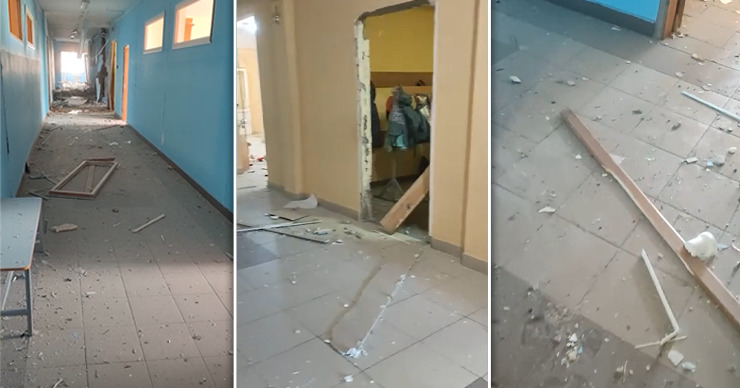 Появились первые кадры изнутри школы в Казани, где произошла стрельба. Коллаж: Point.md.