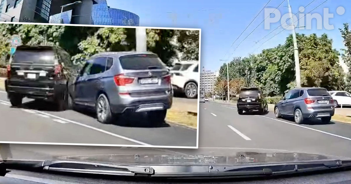 Șoferul unui BMW a provocat un accident în Capitală.