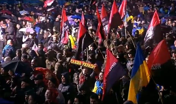«Митинг единства» в Днепропетровске. Фото: ТСН