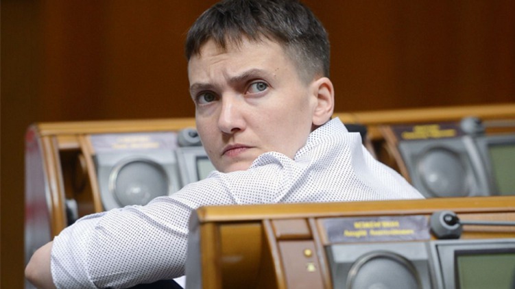Народный депутат Надежда Савченко.
