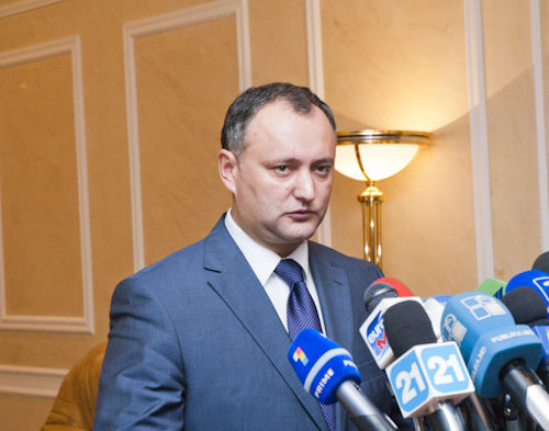 Liderul PSRM a declarat că: „Va utiliza toate căile legale pentru a provoca alegeri anticipate. ” Foto: vzglead.md