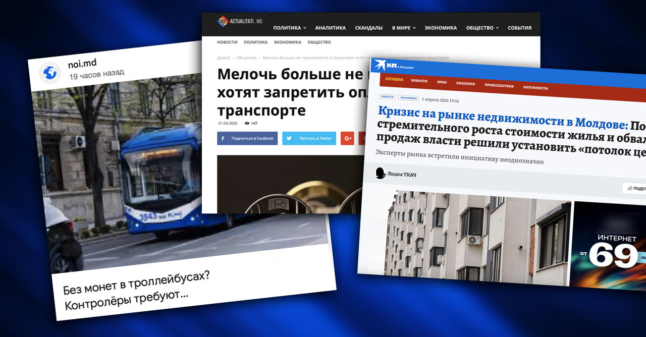 Știrile de 1 aprilie de la Point.md s-au răspândit online ca fiind reale.
