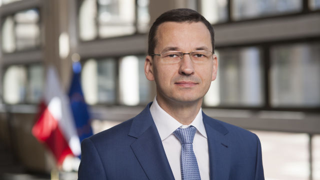 Premierul polonez, Mateusz Morawiecki.