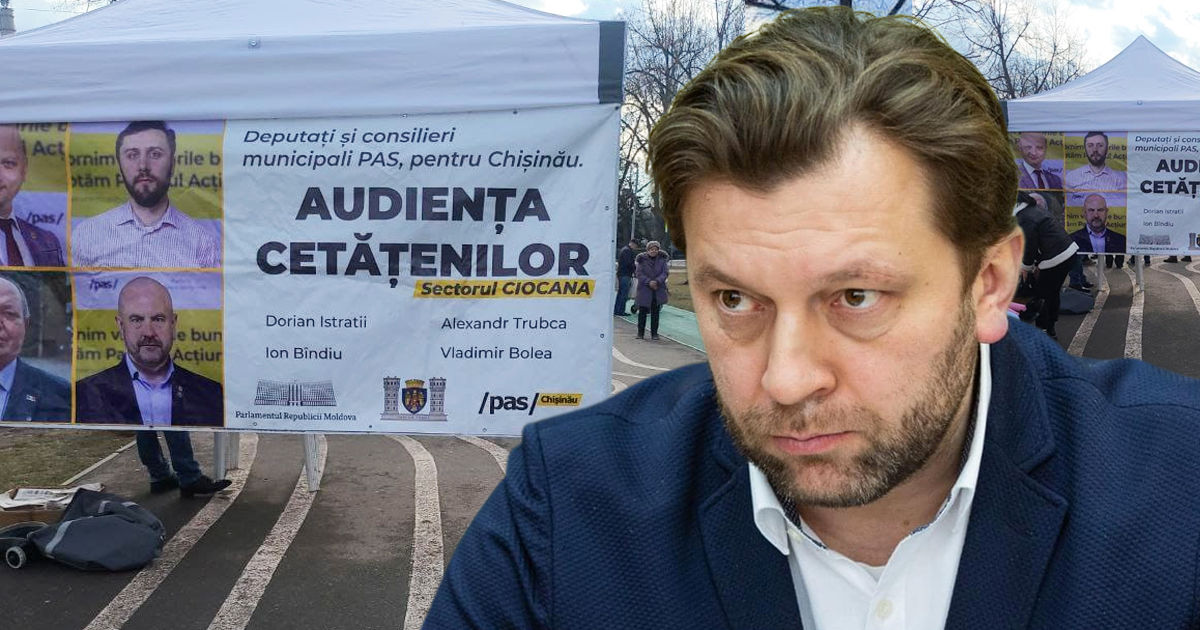 Алайба: "Чебан не хочет прокомментировать проплаченный протест "Шор"?". Коллаж: Point.md