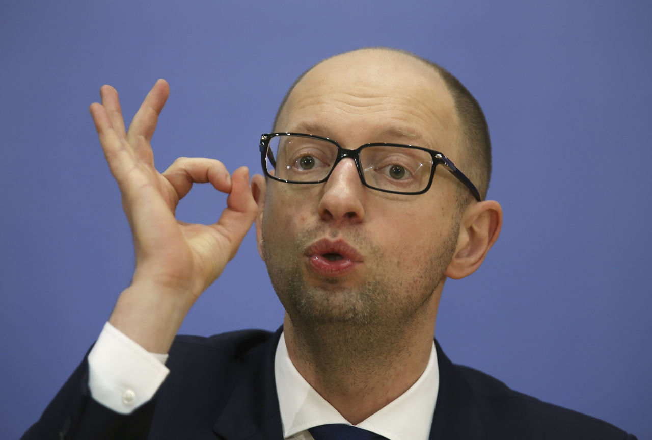 Премьер-министр Украины Арсений Яценюк.