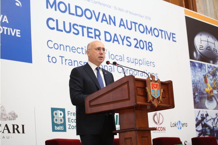 Премьер принял участие в открытии "Moldova Cluster Days – 2018".