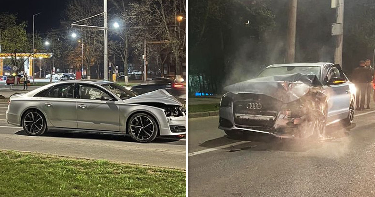 В результате ДТП в Кишиневе столкнулись два люксовых автомобиля. Коллаж: Point.md