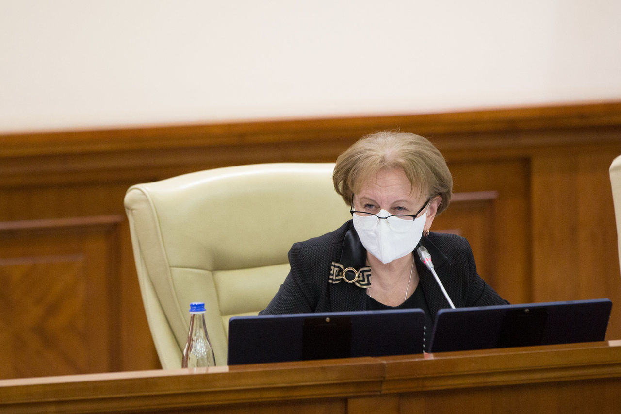 Спикер парламента Зинаида Гречаный.
