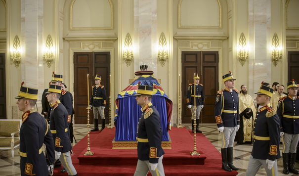 Regele Mihai va fi înmormântat astăzi la Curtea de Argeş. Foto: mediafax.ro