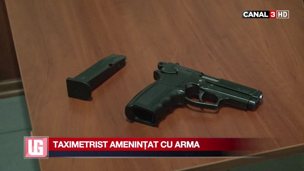 Un taximetrist din Capitală, ameninţat cu arma