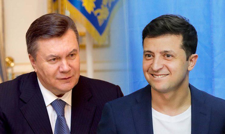 Янукович поздравил Зеленского с победой на выборах на Украине.