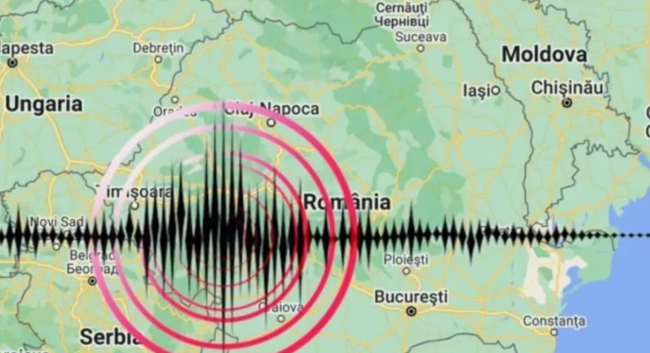 В Румынии произошло землетрясение магнитудой 3,7.