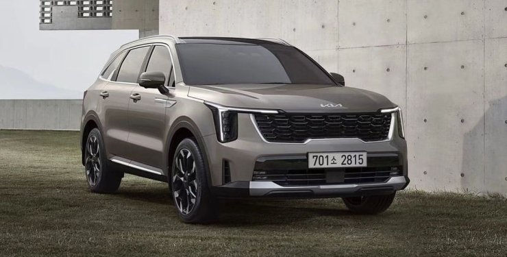 В интернете опубликовали снимки нового Kia Sorento 2024.