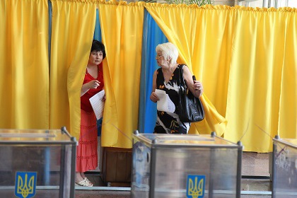 В Славянске, Донецке и Луганске голосования на выборах президента Украины не будет. Фото:  РИА Новости