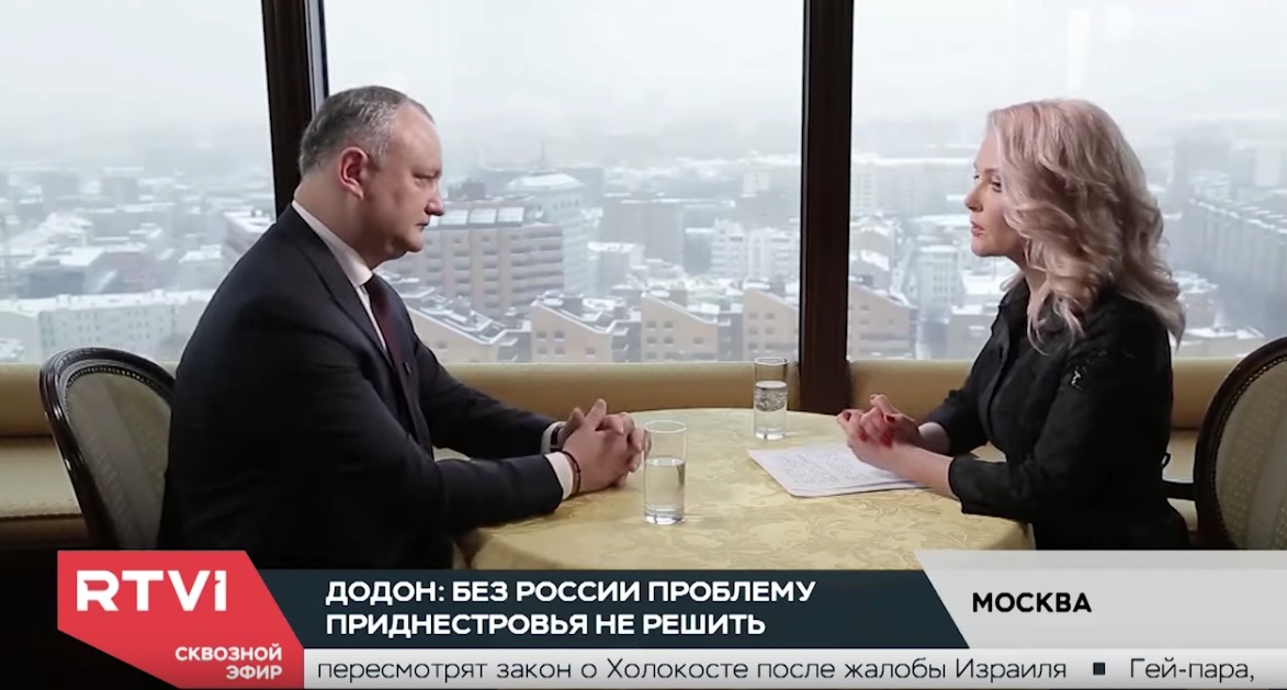 Додон: Дружить с Россией – не значит воевать с Европой.