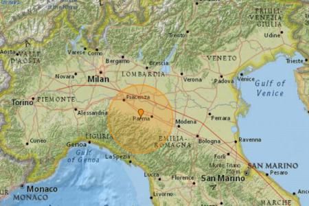 Italia: Trei cutremure într-o singură zi