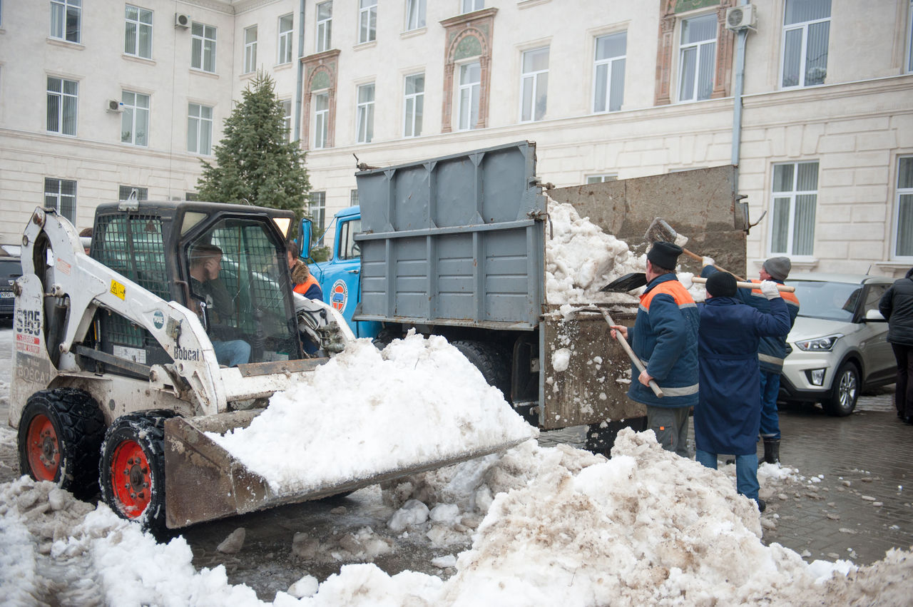В столице будет создан кризисный центр для управления ситуацией в случае снегопада.