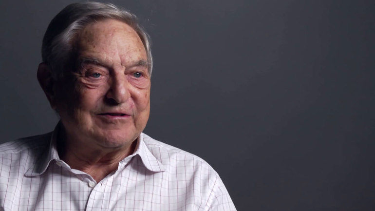 Miliardarul american de origine ungară George Soros. 