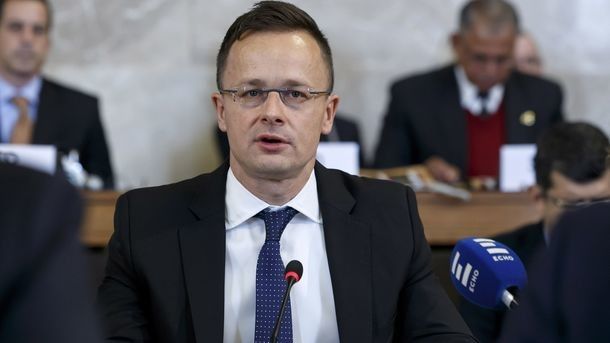 Глава МИД Венгрии Петер Сийарто.