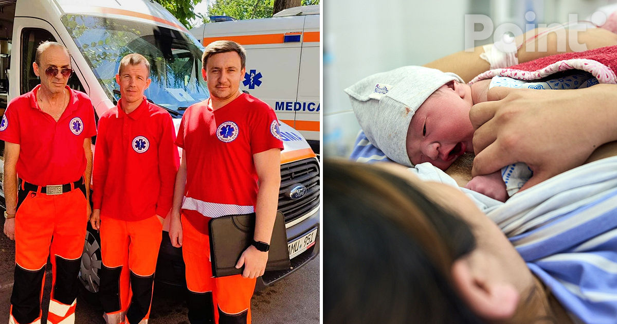 O femeie de 33 de ani a născut în ambulanță la Chișinău.