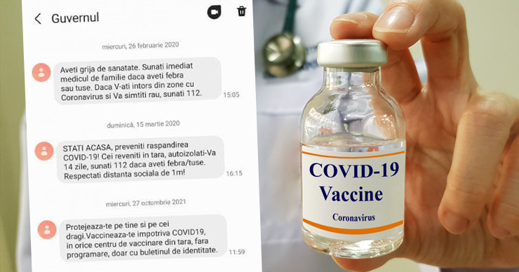 Власти рассылают гражданам смс-сообщения с призывом вакцинироваться.