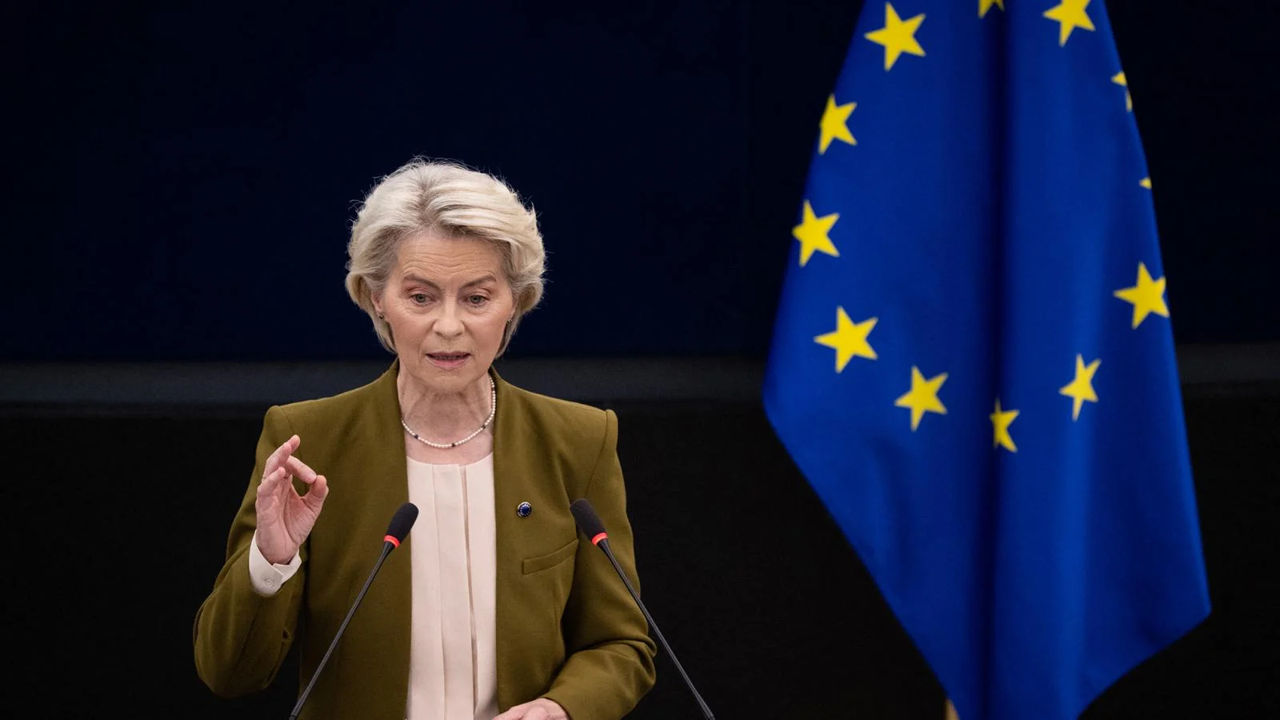 Președintele Comisiei Europene, Ursula von der Leyen.