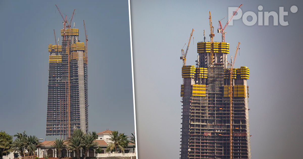 În Arabia Saudită continuă construcția celui mai înalt zgârie-nori din lume.