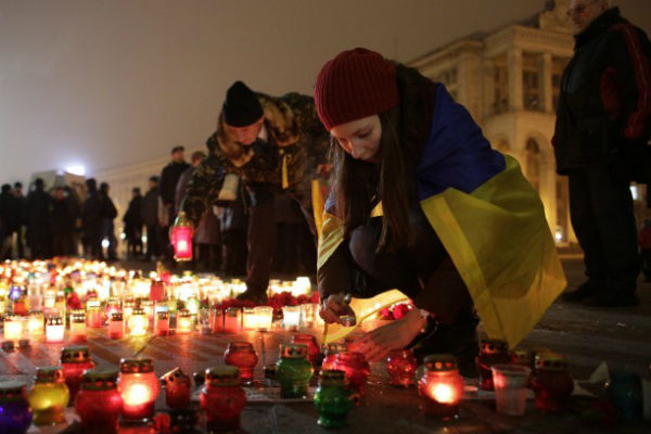 В памятной церемонии приняли участие женщины Молдовы и Украины.