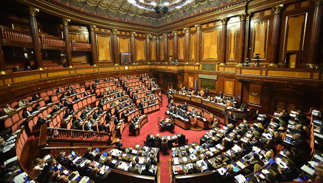 Сенат национального парламента Италии.