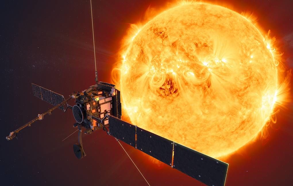 Solar Orbiter получил первые фотографии Солнца с близкого расстояния. Фото: tass.ru.