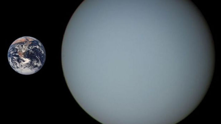 Fenomen straniu pe planeta Uranus. 