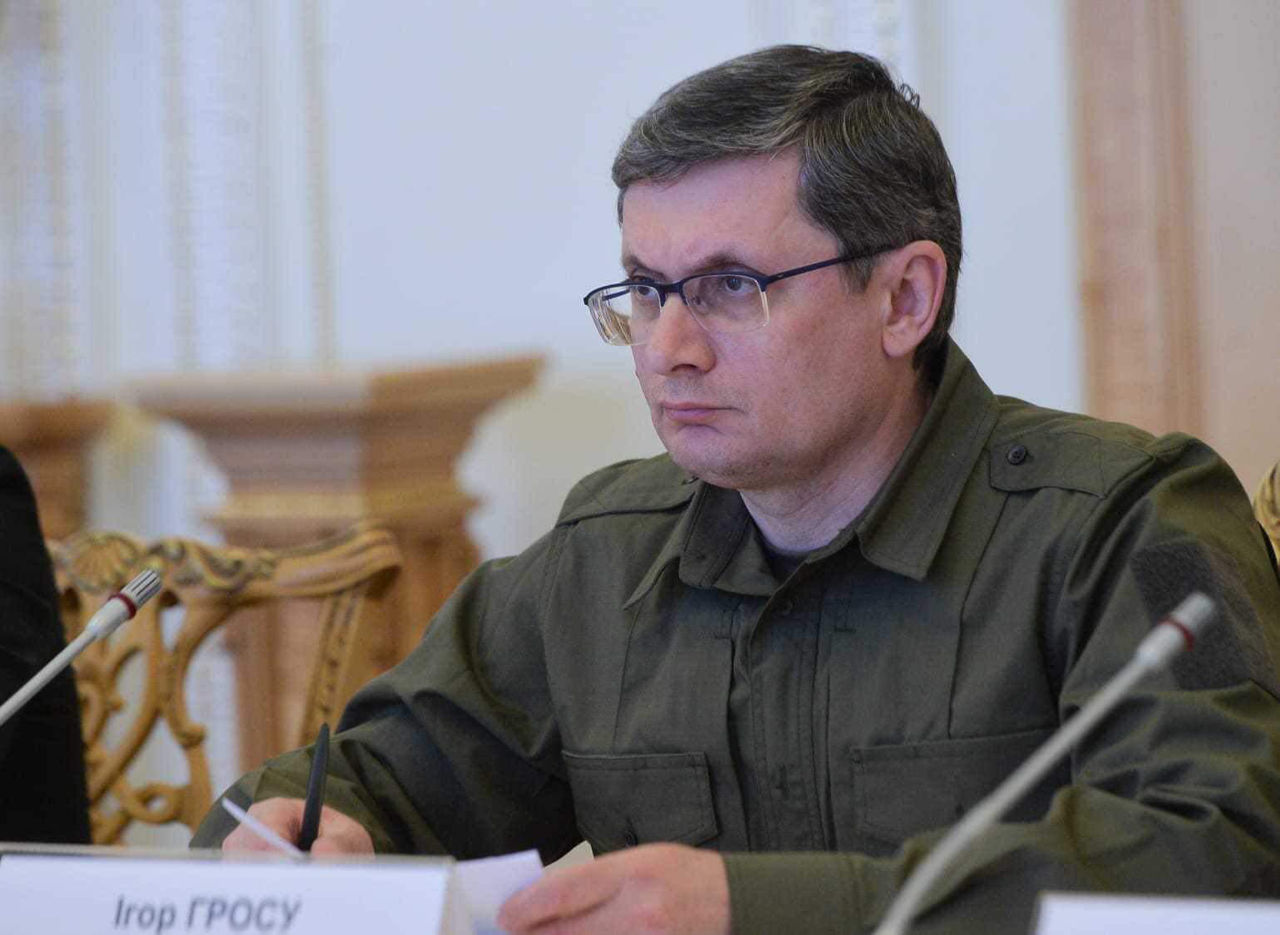 Председатель парламента Игорь Гросу. 
