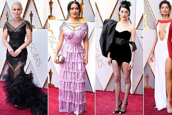 Cele mai prost îmbrăcate vedete, au fost Viola Davies, Emma Stone, Salma Hayek.