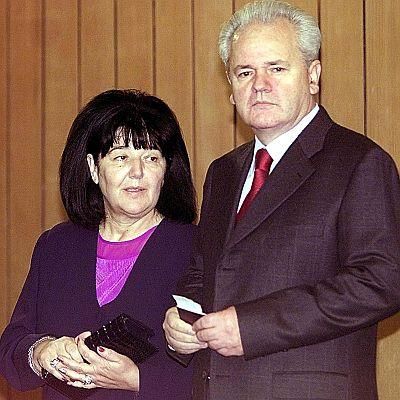 Слободан Милошевич и Мириана Маркович.