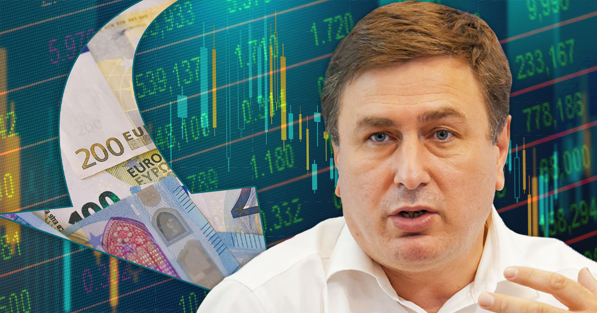 Ионицэ: Евро достиг самого низкого уровня за последние 8 лет. Коллаж: Point.md