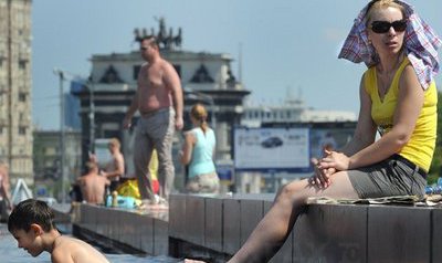 Temperaturile de primăvară de la Moscova au atins miercuri niveluri-record pentru această perioadă.